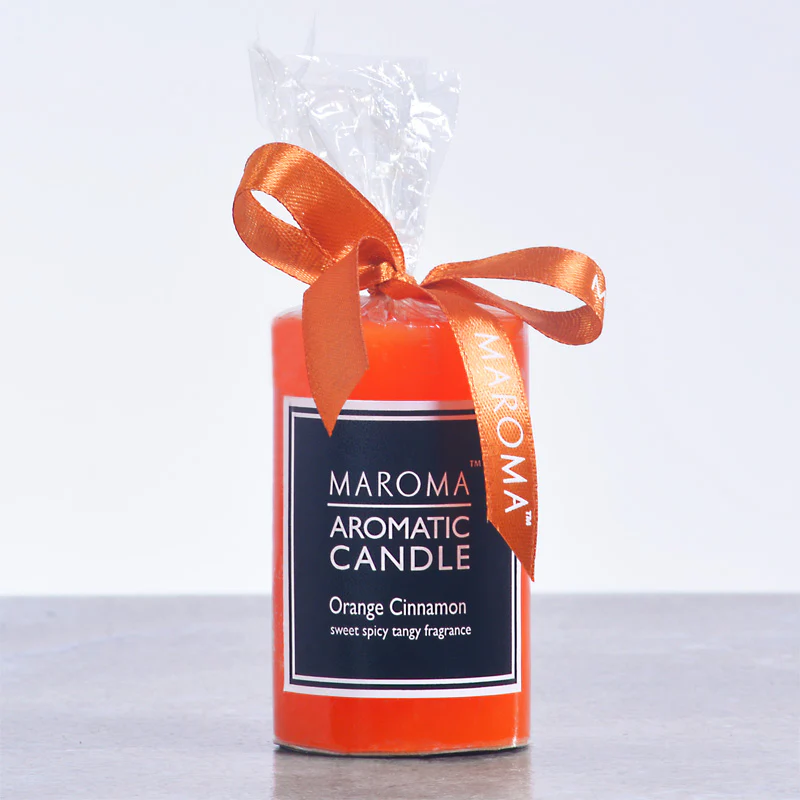 Perfumed Orange Cinnamon Candles - Image 3