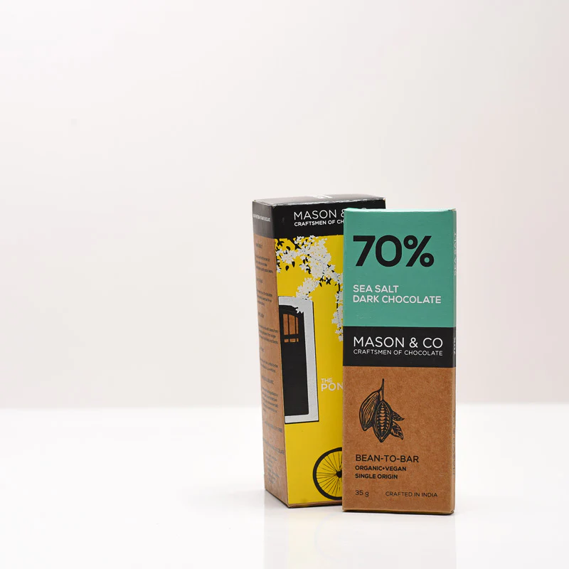 Pondy Yellow Vegan Chocolate Bars - Pack of 6 (35g) - Image 4