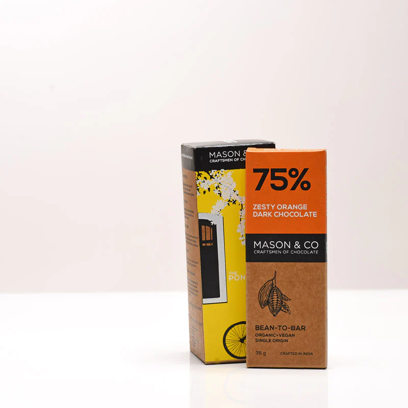 Pondy Yellow Vegan Chocolate Bars - Pack of 6 (35g) - Image 8