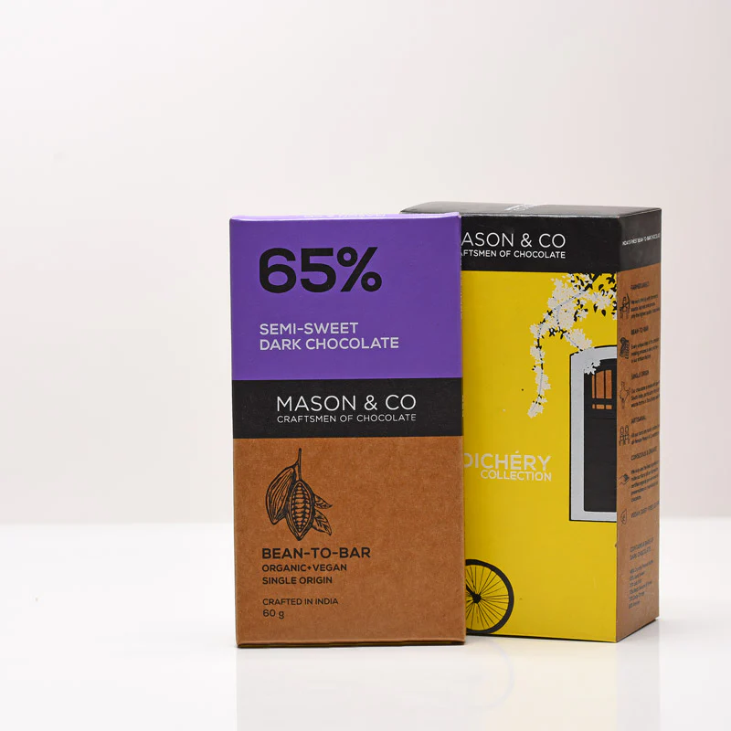 Pondy Yellow Vegan Chocolate Bars - Pack of 6 (60g) - Image 3