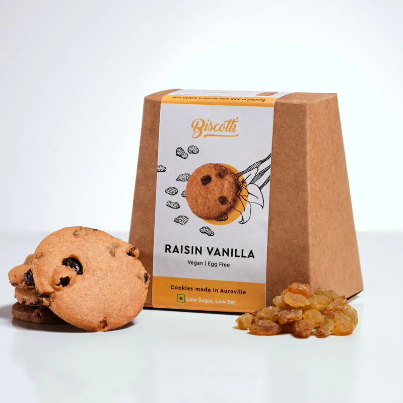 Raisin Vanilla - Vegan Cookies - Image 3