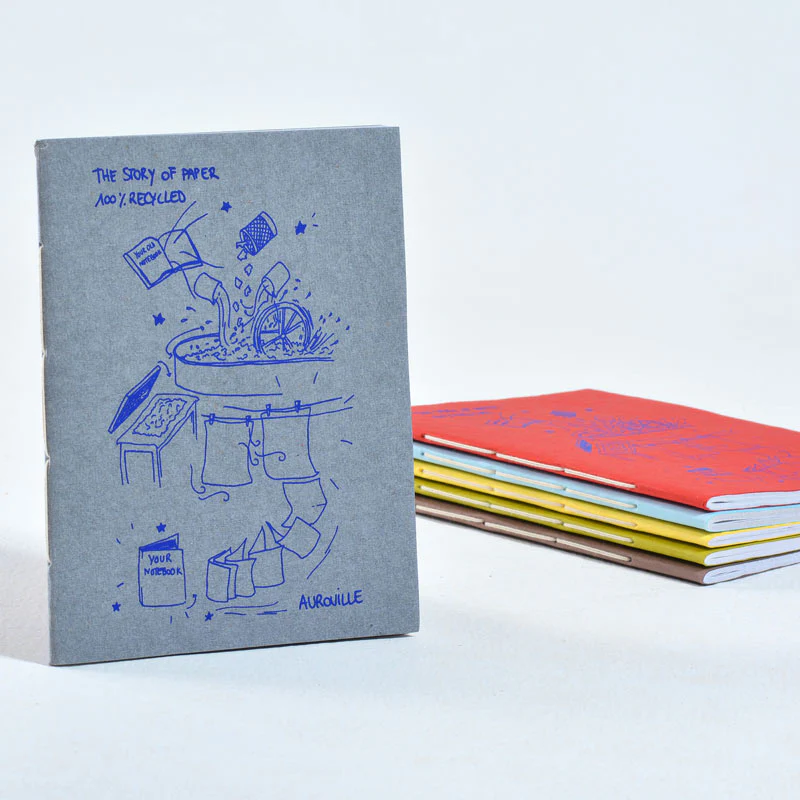 Recycled Note Book - Auroville Papers - Image 7