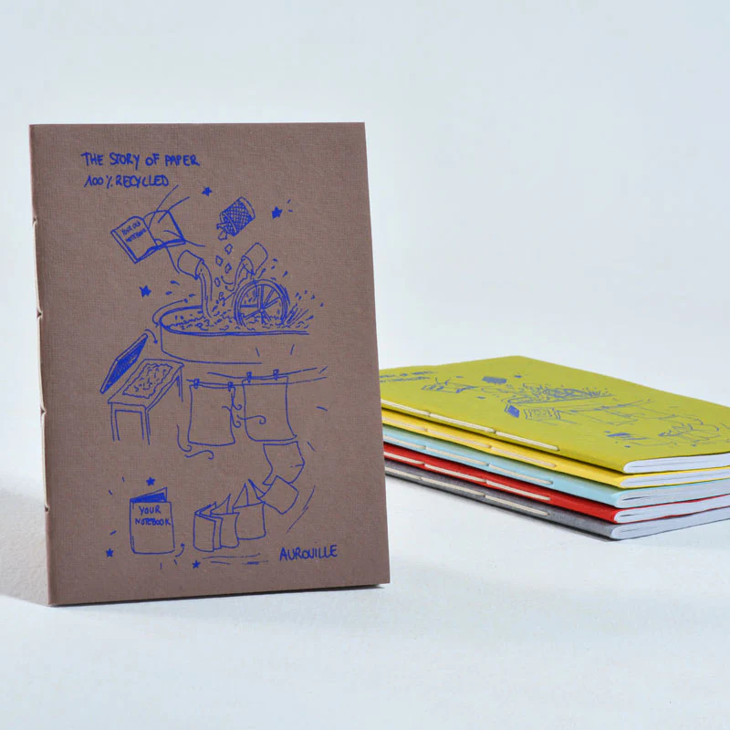Recycled Note Book - Auroville Papers - Image 9