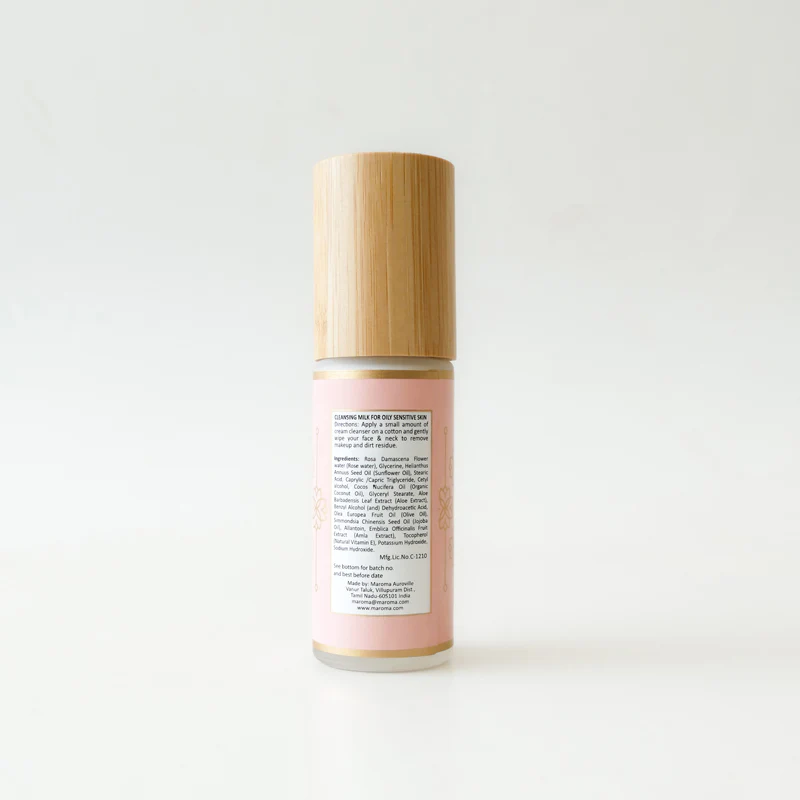 Revitalising Cleansing Milk – With Aloe Vera, Amla & Rose Extracts - Image 4
