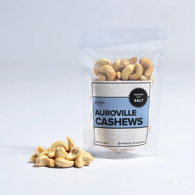 Roasted Auroville Cashews - Salty