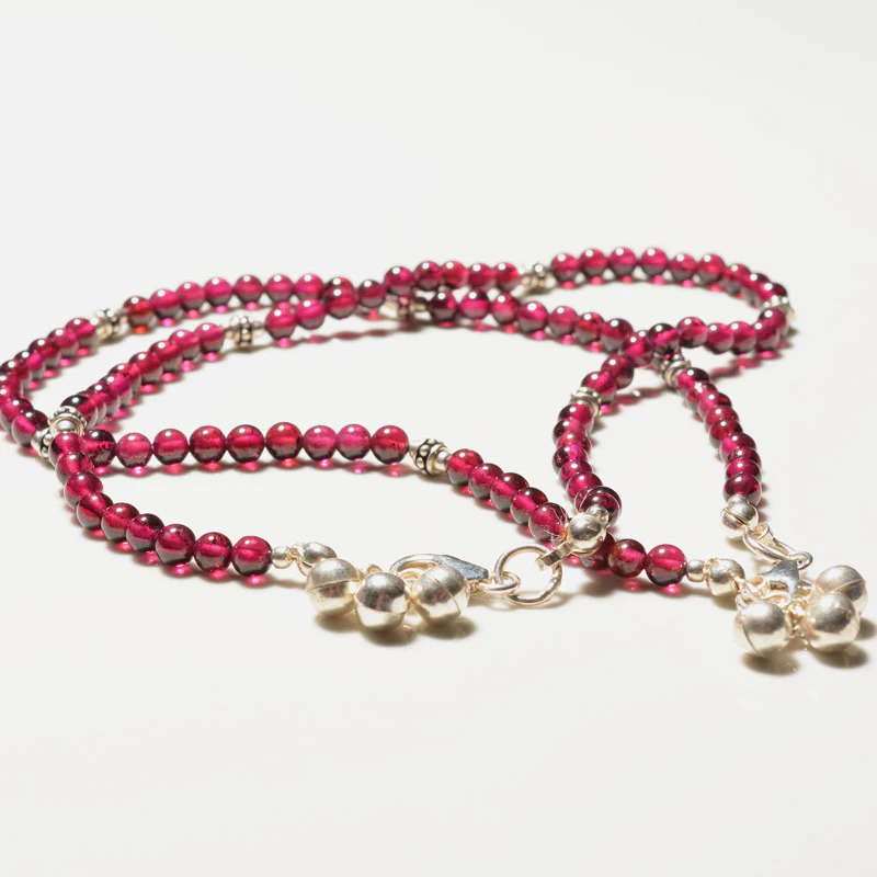 Round Gemstone Anklet - Image 3