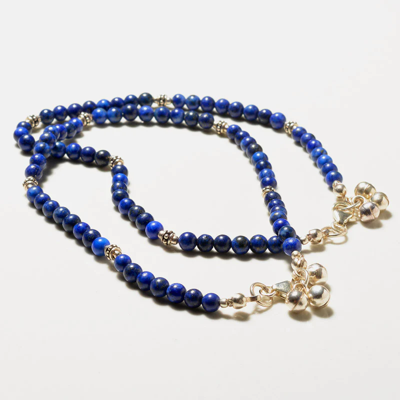 Round Gemstone Anklet - Image 4