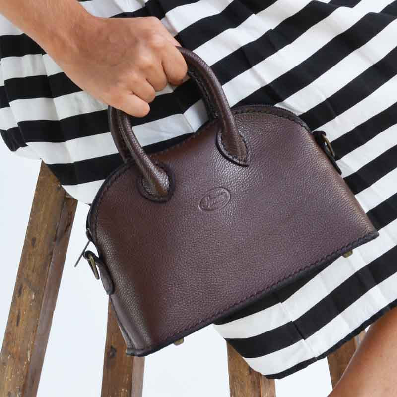Santa Leather Handbag - Image 4