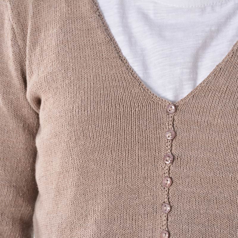 Sao Paulo Organic Cotton Hand Knit Top - Image 4