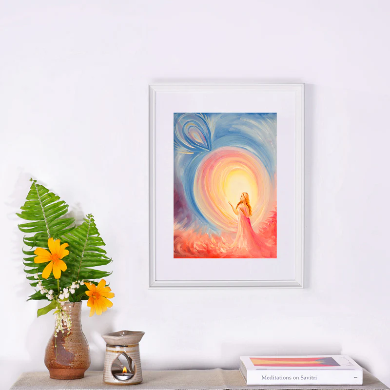 Savitri Art Painting - Divine Love - Image 2