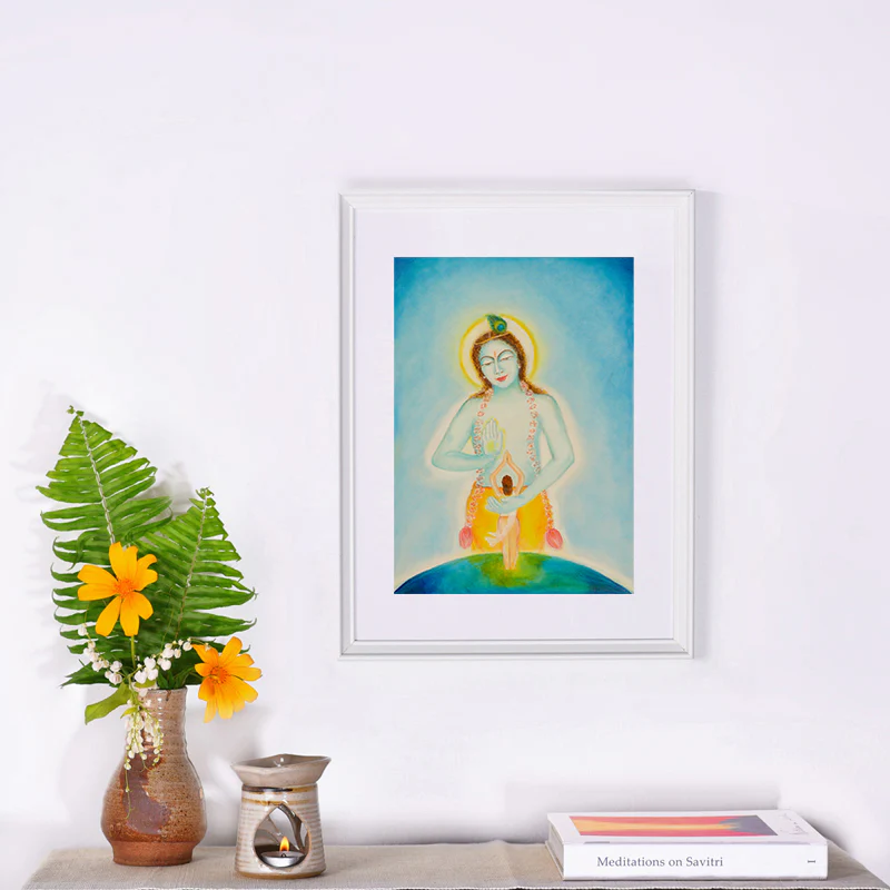Savitri Art Painting - Divine Protection - Image 2