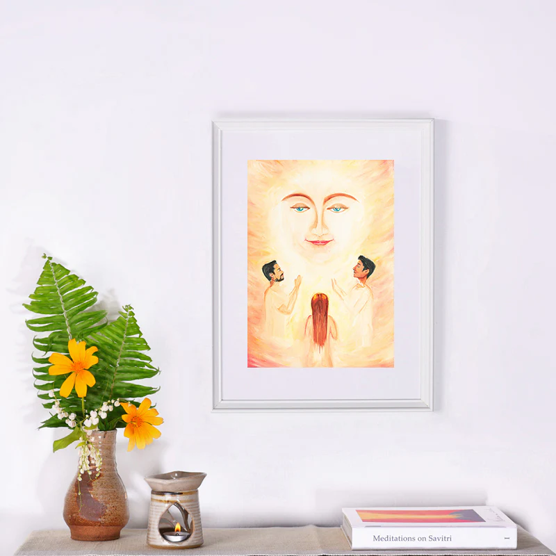 Savitri Art Painting - Grow Divine - Image 2