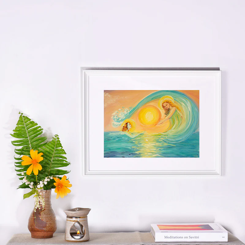 Savitri Art Painting - Purusha and Prakriti - Image 2