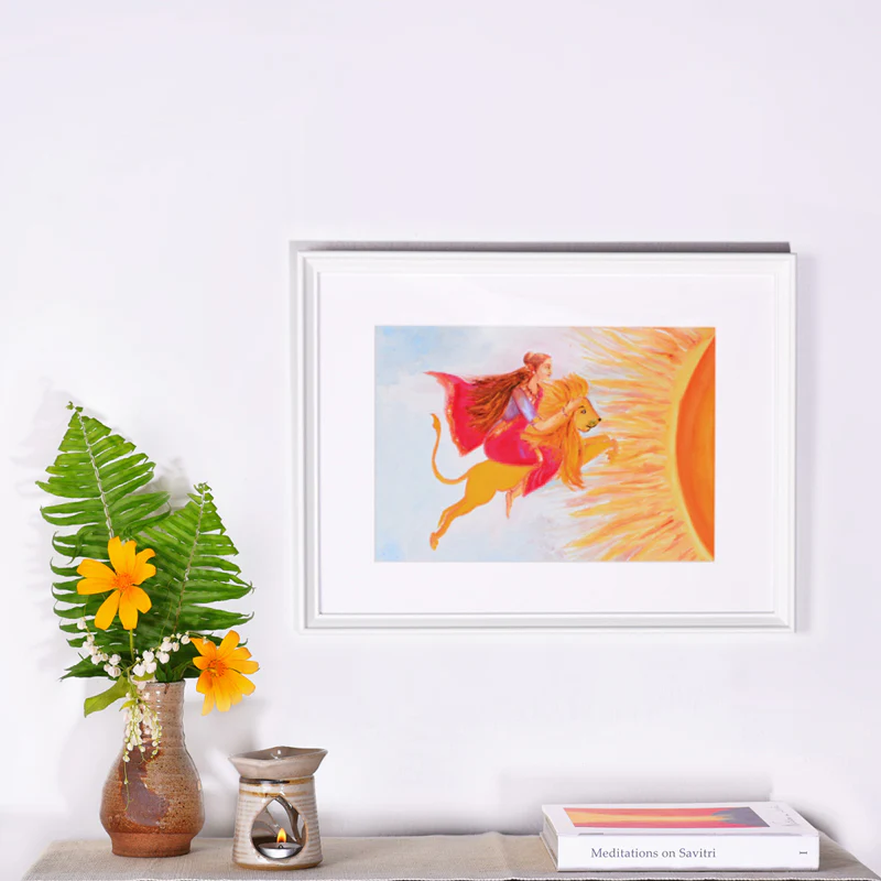 Savitri Art Painting - The Divine Will - Image 3
