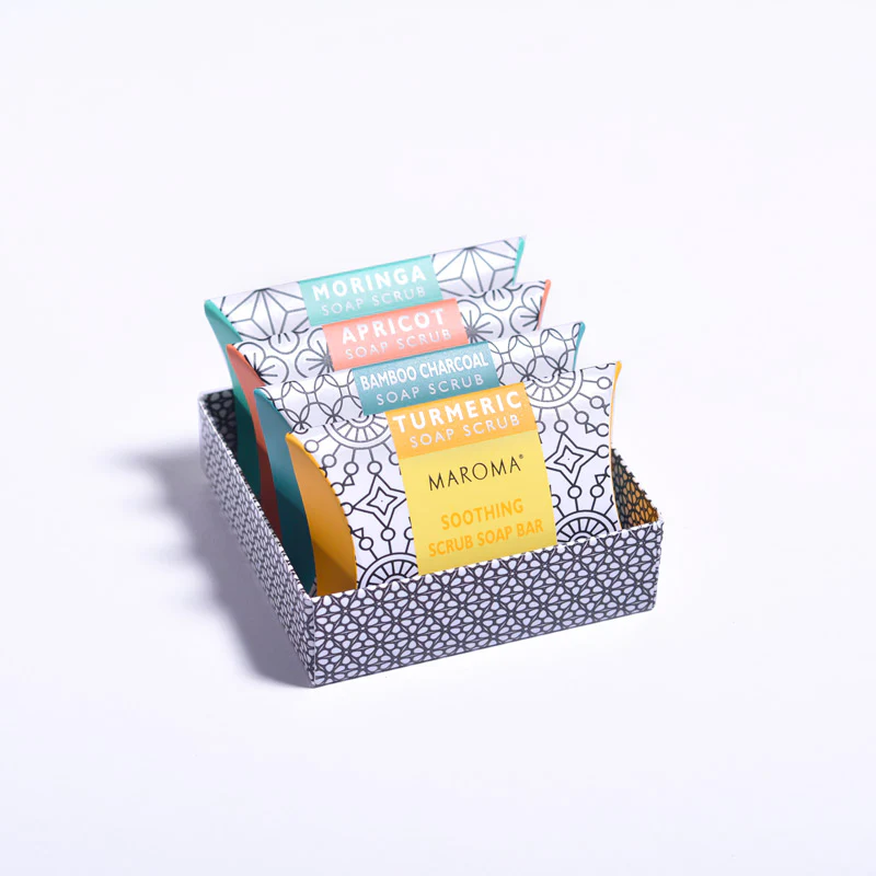Scrub Soap Set of 4 - Gift Set - Image 2