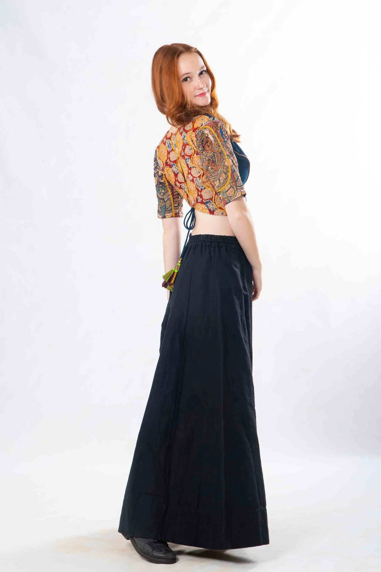 Set of 2- Jeeva Pazzao & Kalamkari Blouse - Image 3