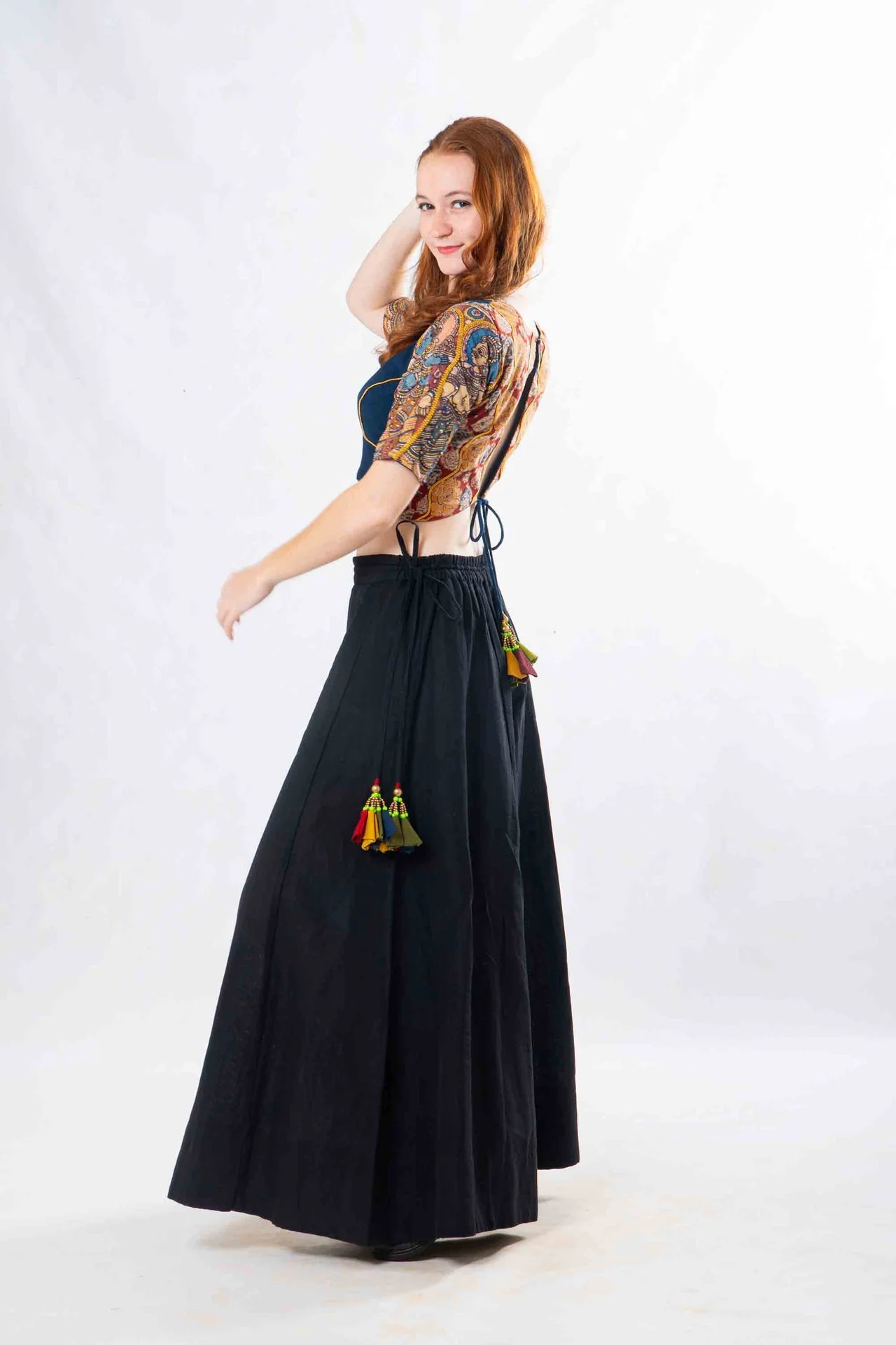 Set of 2- Jeeva Pazzao & Kalamkari Blouse - Image 5