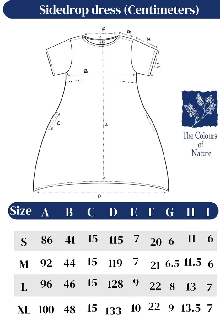 Sidedrop Dress – Dark Blue Shibori Cotton - Image 4