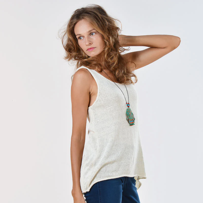 Silk Sweater Singlet - Image 3