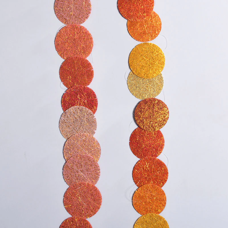 Silver And Gold Thread Garland - Image 3
