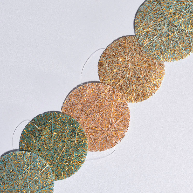 Silver And Gold Thread Garland - Image 6