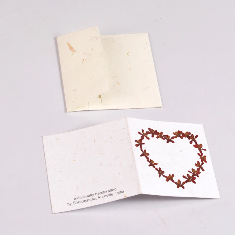 Single Heart Greeting Card - Image 3