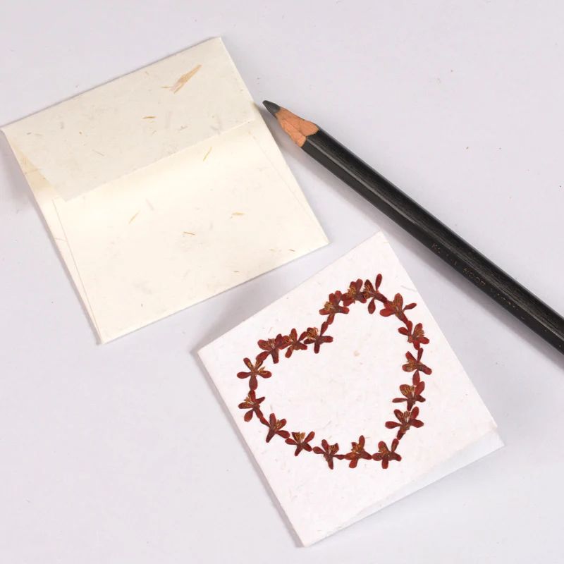 Single Heart Greeting Card - Image 5
