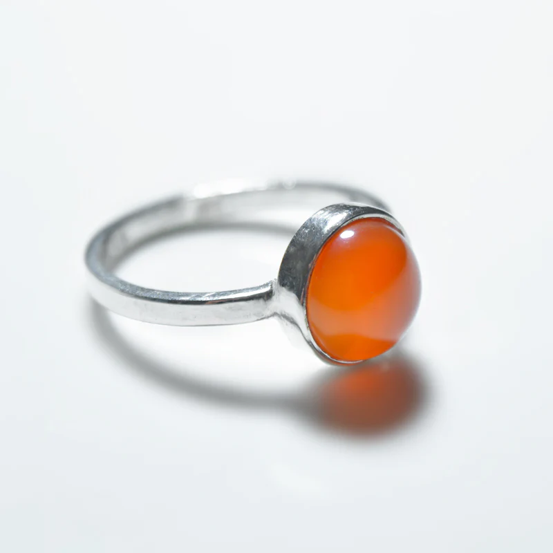 Small Silver Gemstone Ring - Image 13