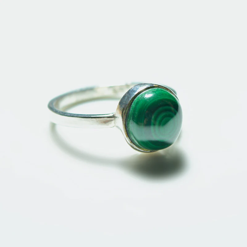 Small Silver Gemstone Ring - Image 15
