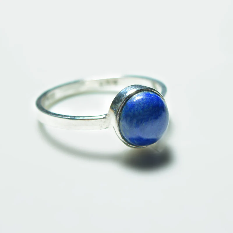 Small Silver Gemstone Ring - Image 6
