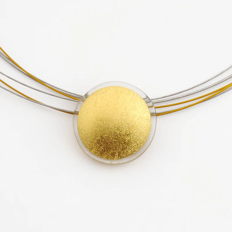 Sun Pendant (Gold-in-Glass) - Image 3