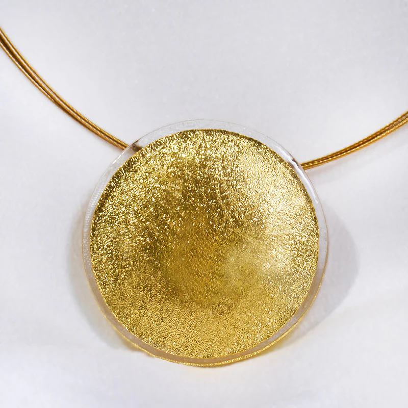 Sun Pendant (Gold-in-Glass) - Image 4
