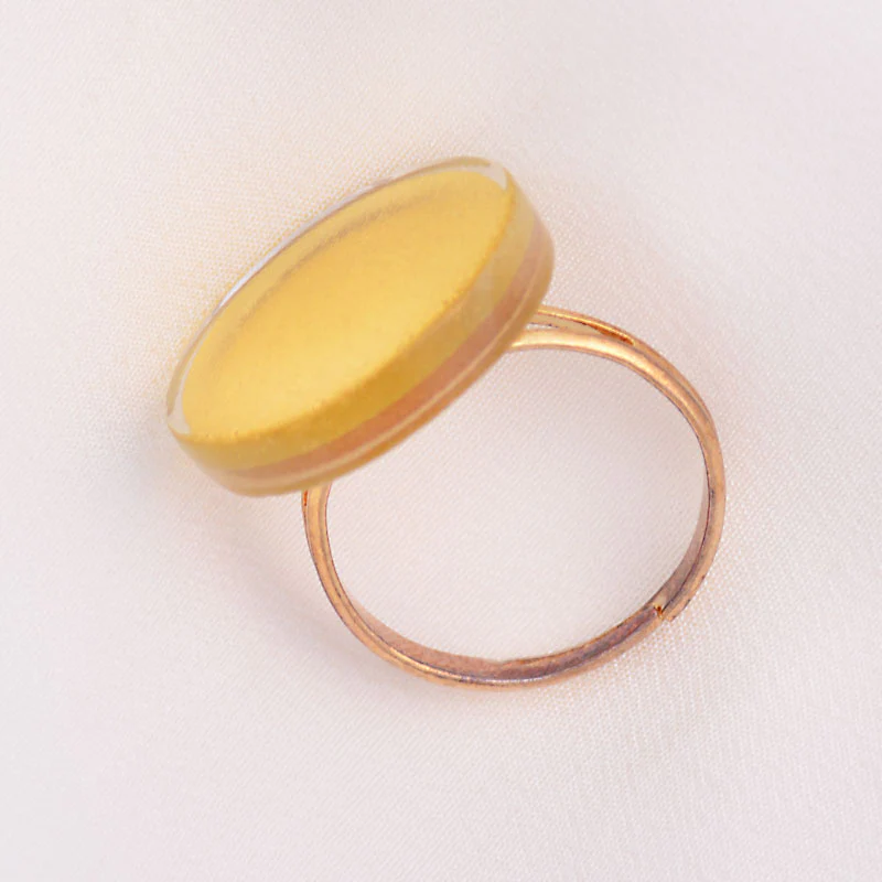 Sun Ring Gold-in-Glass (Small 2 cm) - Image 3