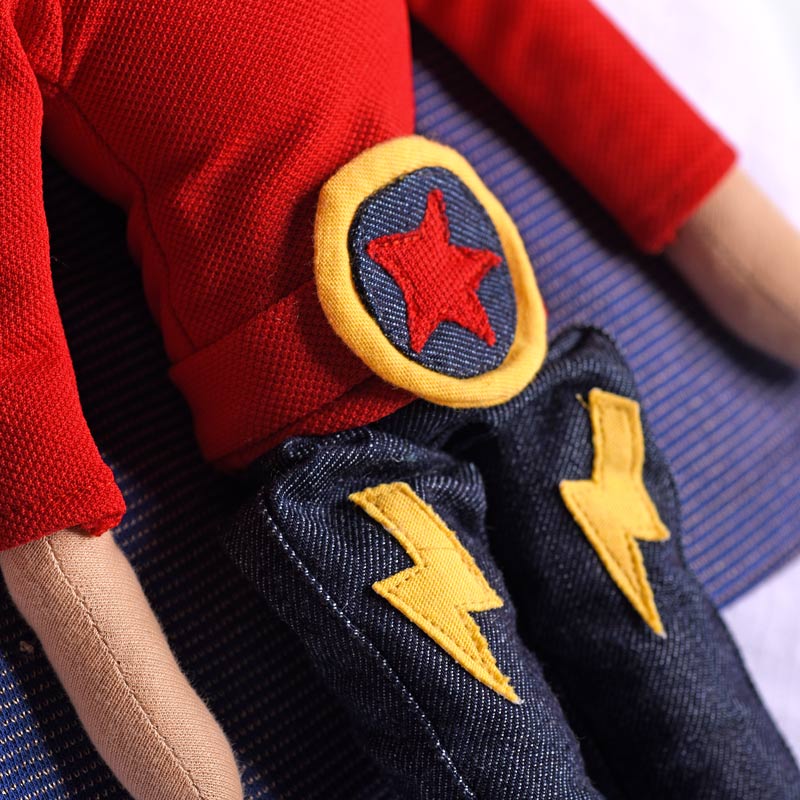 SUPERHERO THEO - Waldorf Inspired Dress-Up Doll - Image 3