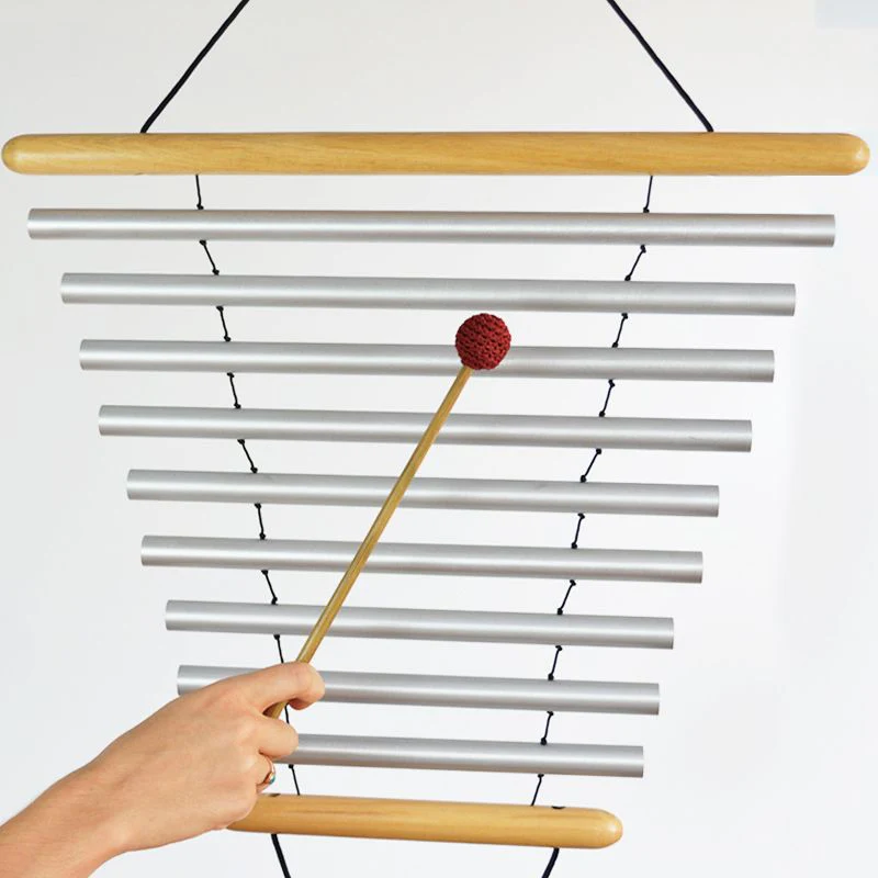 9-Bar Swinging Aluminum Chimes, C 256 Hz - Image 7