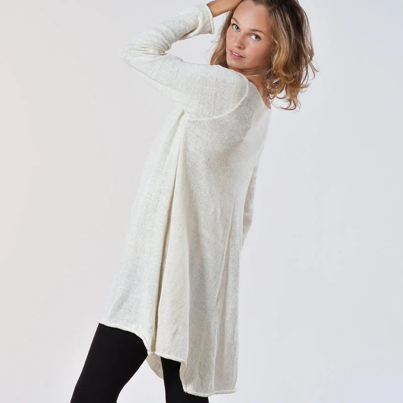Tina Silk Sweater Tunic - Image 3