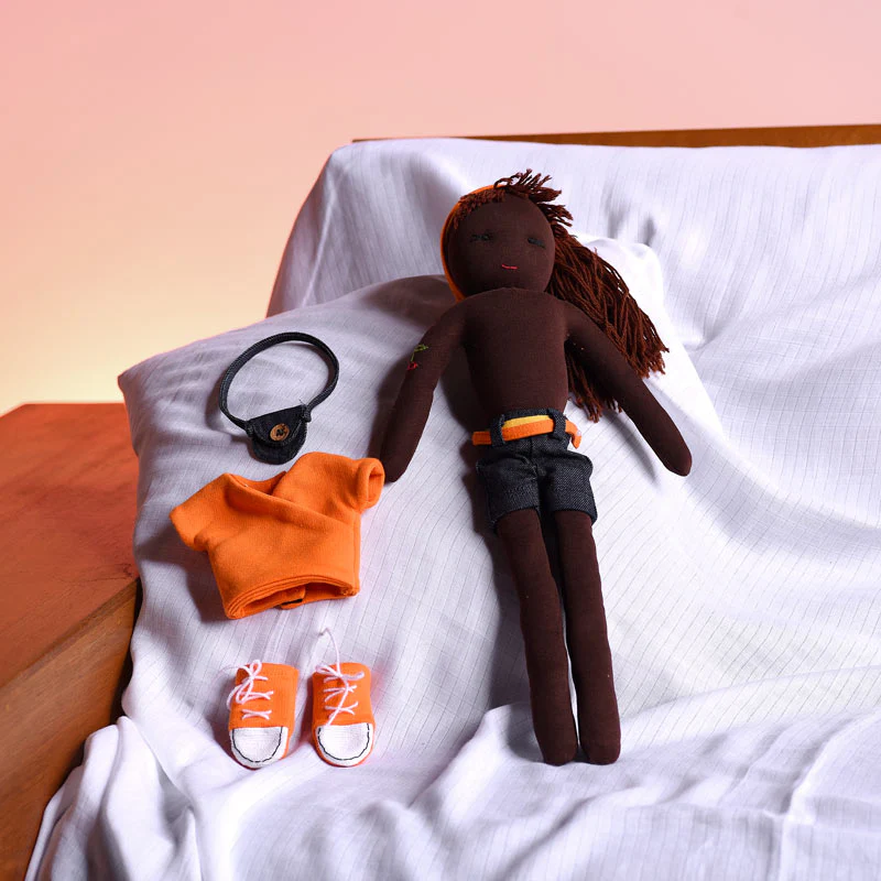 TRAVELLER JADE - Waldorf Inspired Dress-Up Doll - Image 6