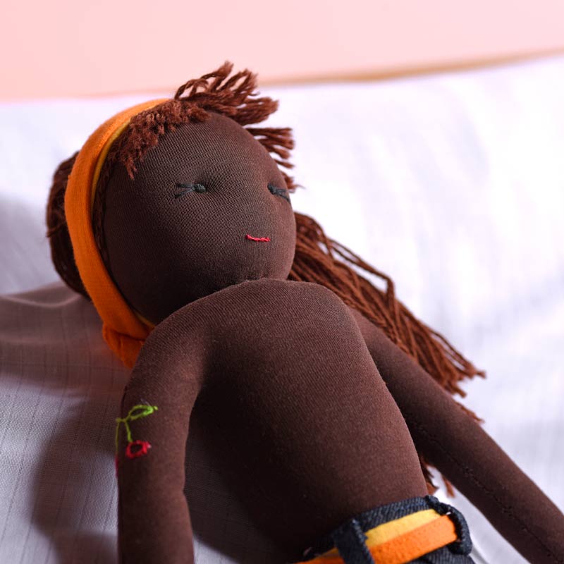 TRAVELLER JADE - Waldorf Inspired Dress-Up Doll - Image 9