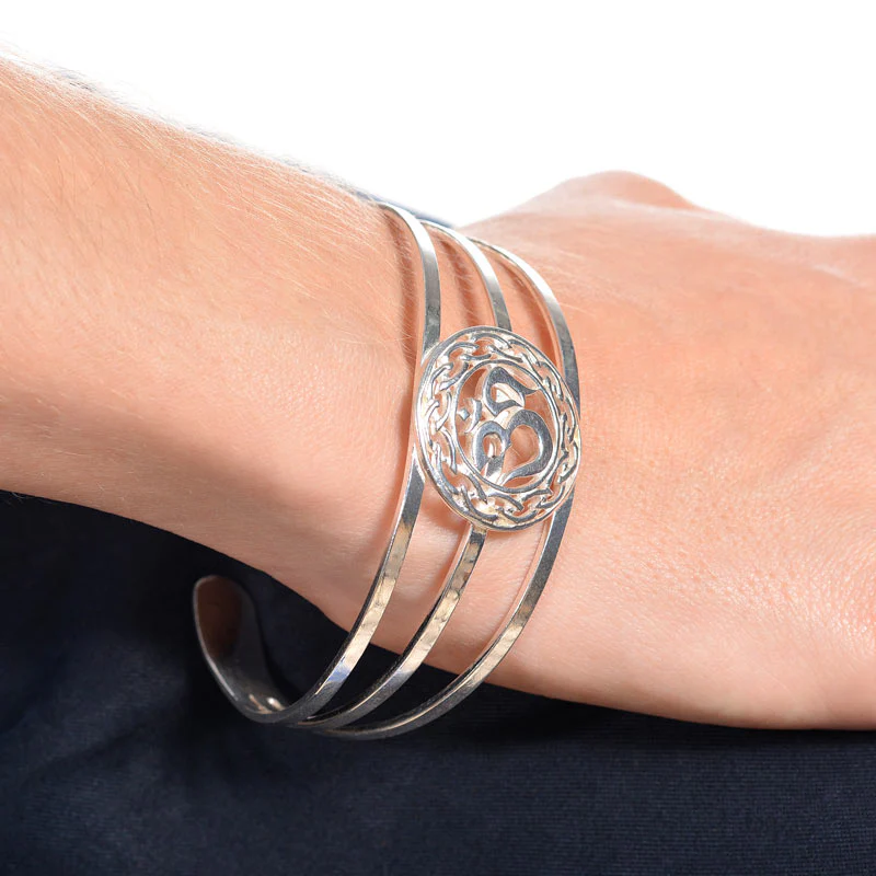 Triple Band Cuff Bracelet - Image 3