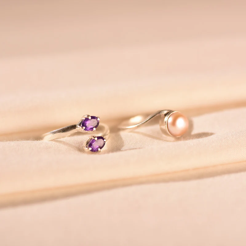 Twin Stoned Ring - Image 5