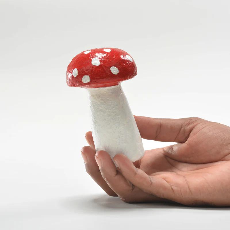 Upcycled Newspaper Mushrooms - Image 9