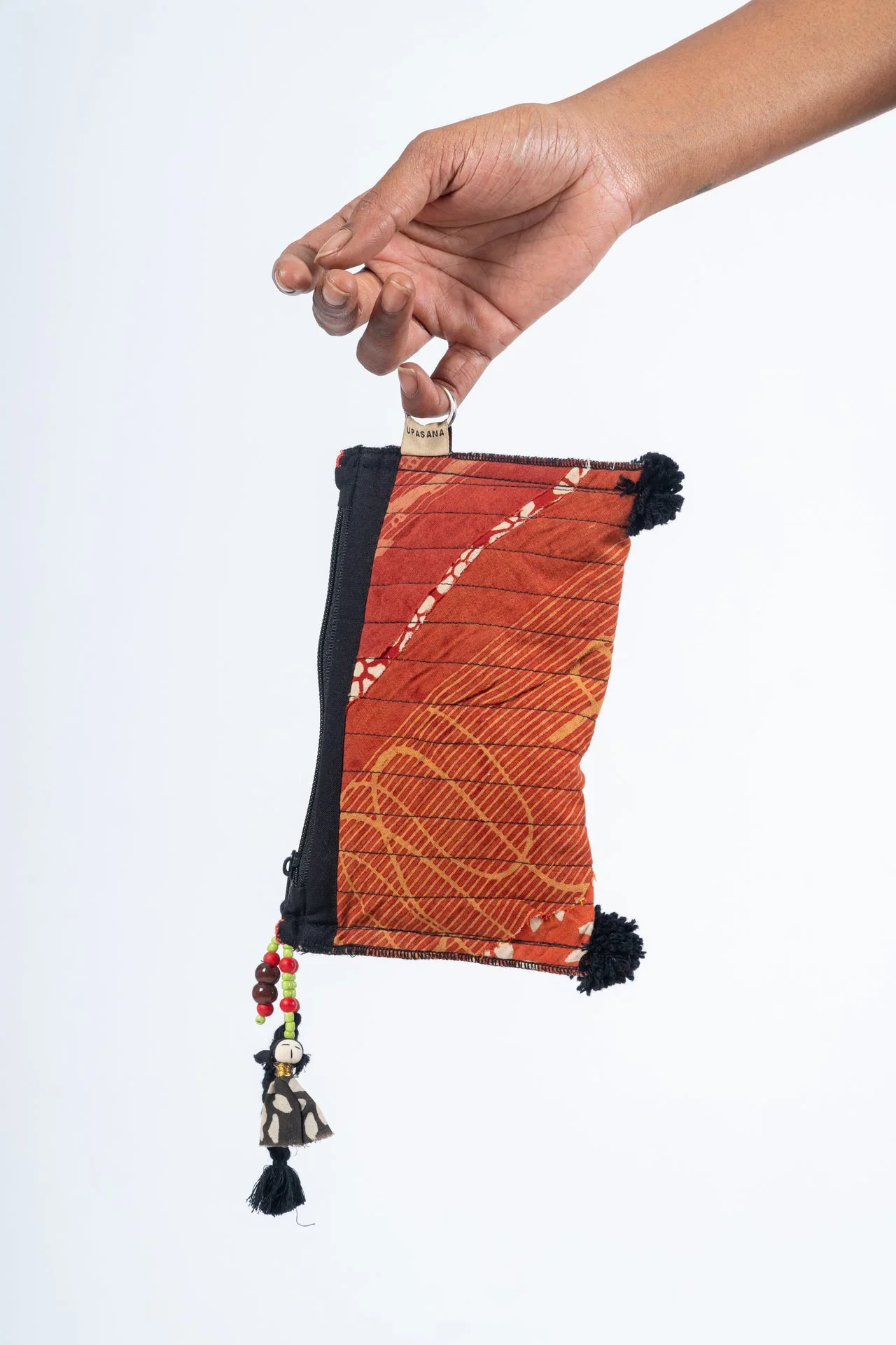 Upcycled Organic Cotton Pouch- CHAYA - Image 3