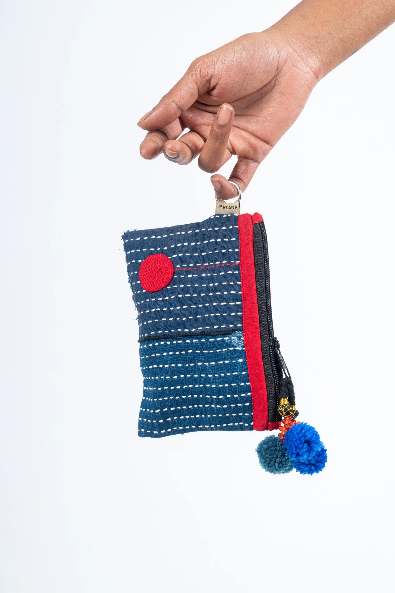 Upcycled Organic Cotton Pouch- OCEAN - Image 5