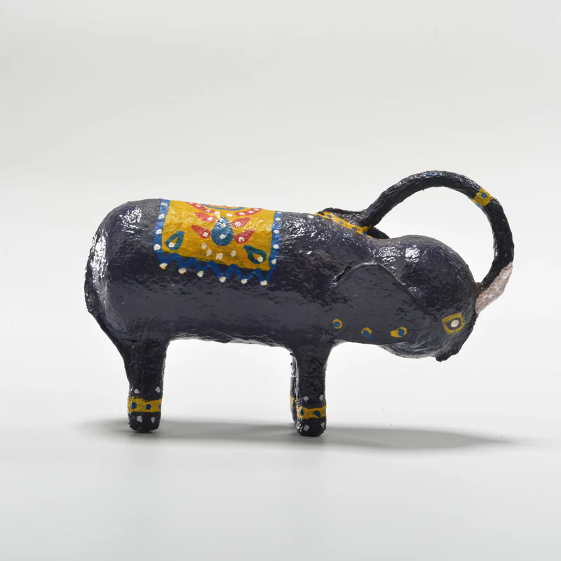 Upcycled Papier Mache Elephant - Image 2