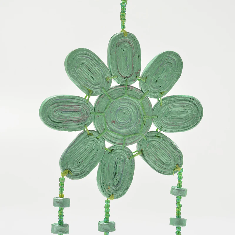 Upcycled Wall Hanging Round - Image 3