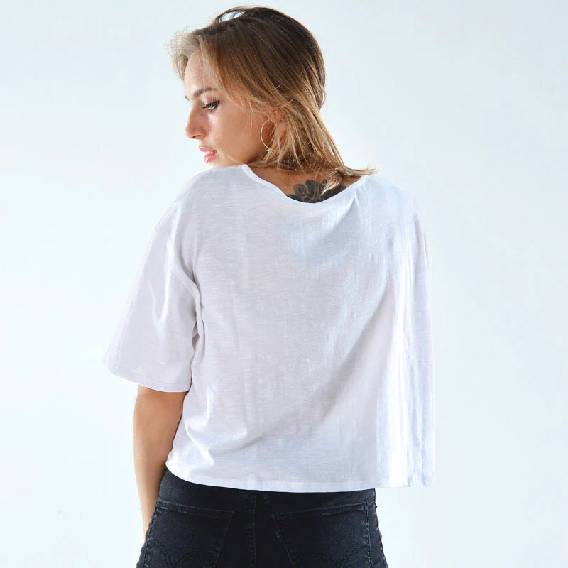 Verona Cropped Jersey Top - Image 4