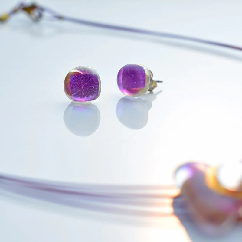 Violet Silver-in-Glass Set (Simple) - Image 3