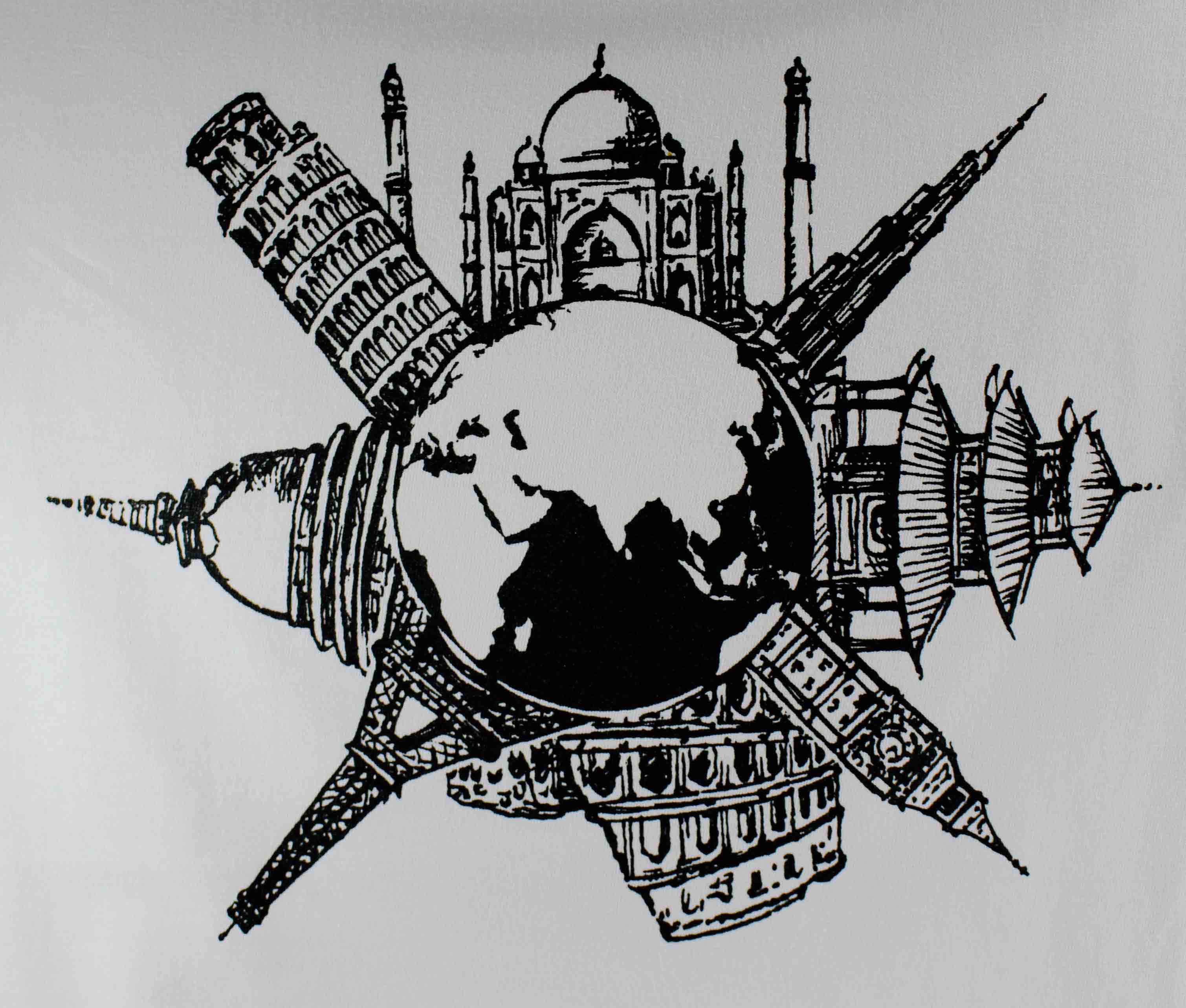 World Monument T-Shirt - Image 3
